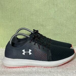 Under Armour Womens Black Sway Athletic Running Low Sneaker Shoes - Size US 9